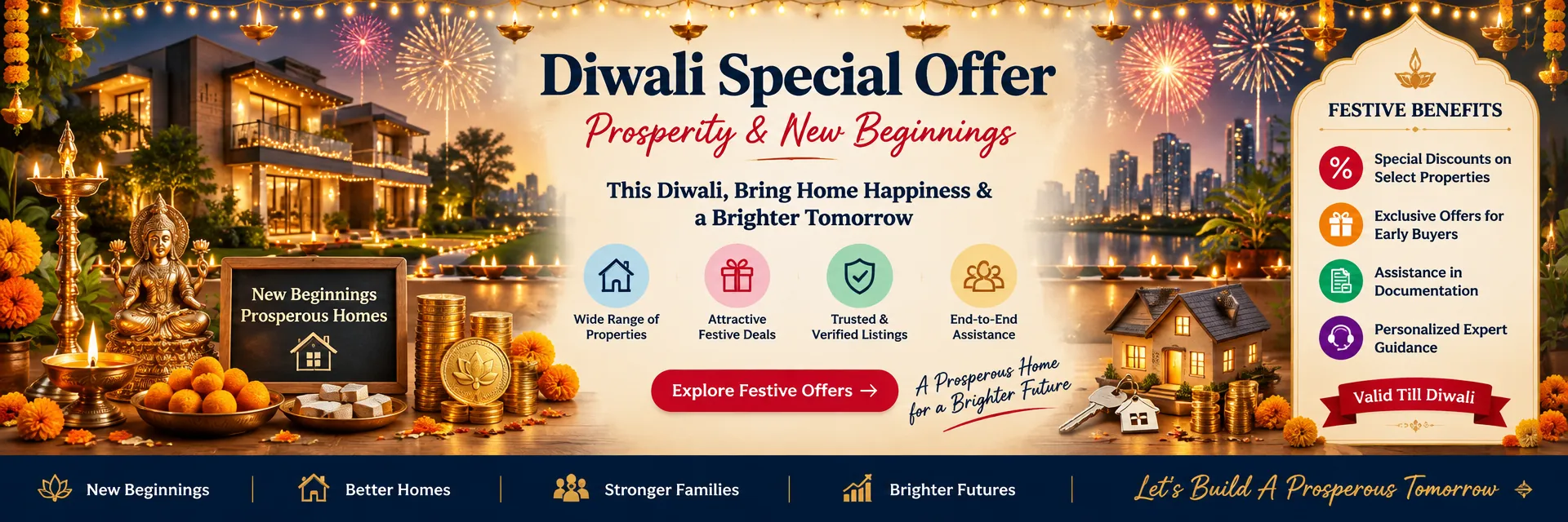 Explore Diwali festive property offers